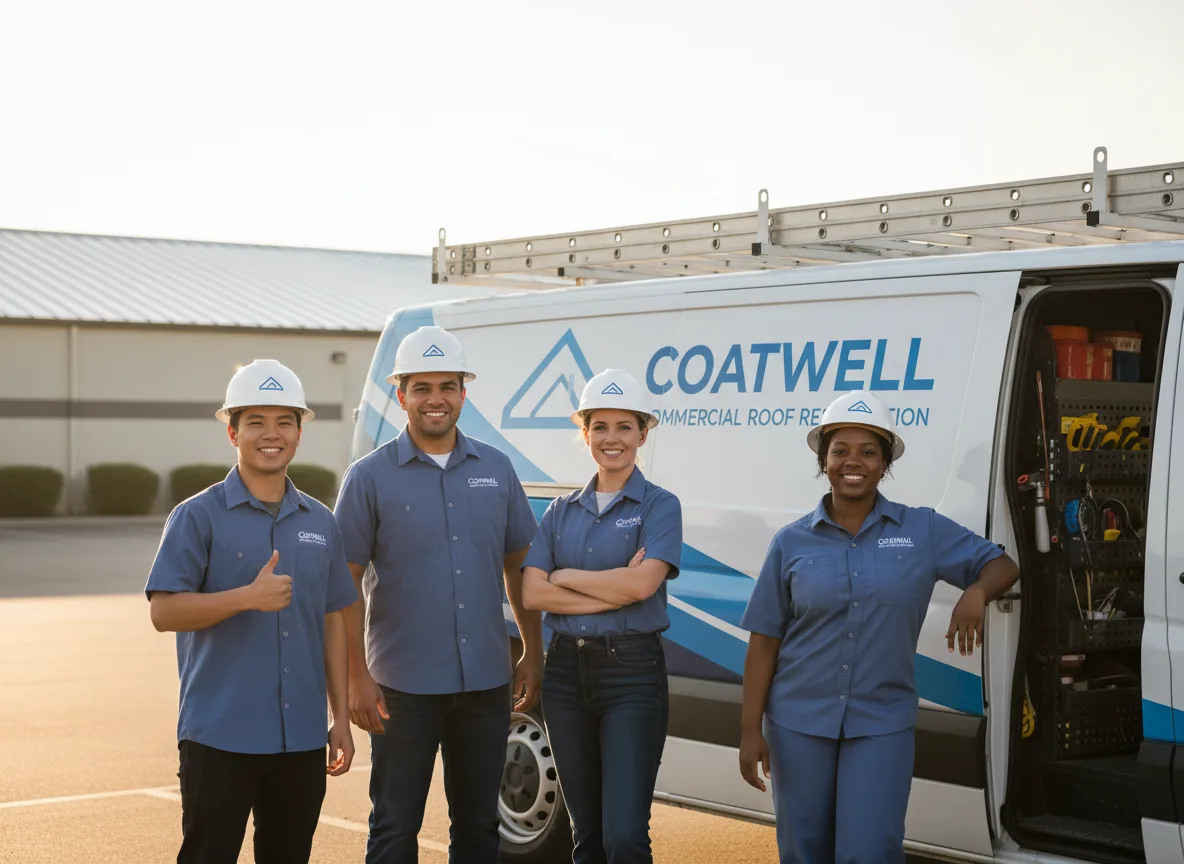 Commercial roof coating company in Foley, MO